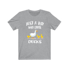 Just A Boy Who Loves Ducks Shirt - duck print design