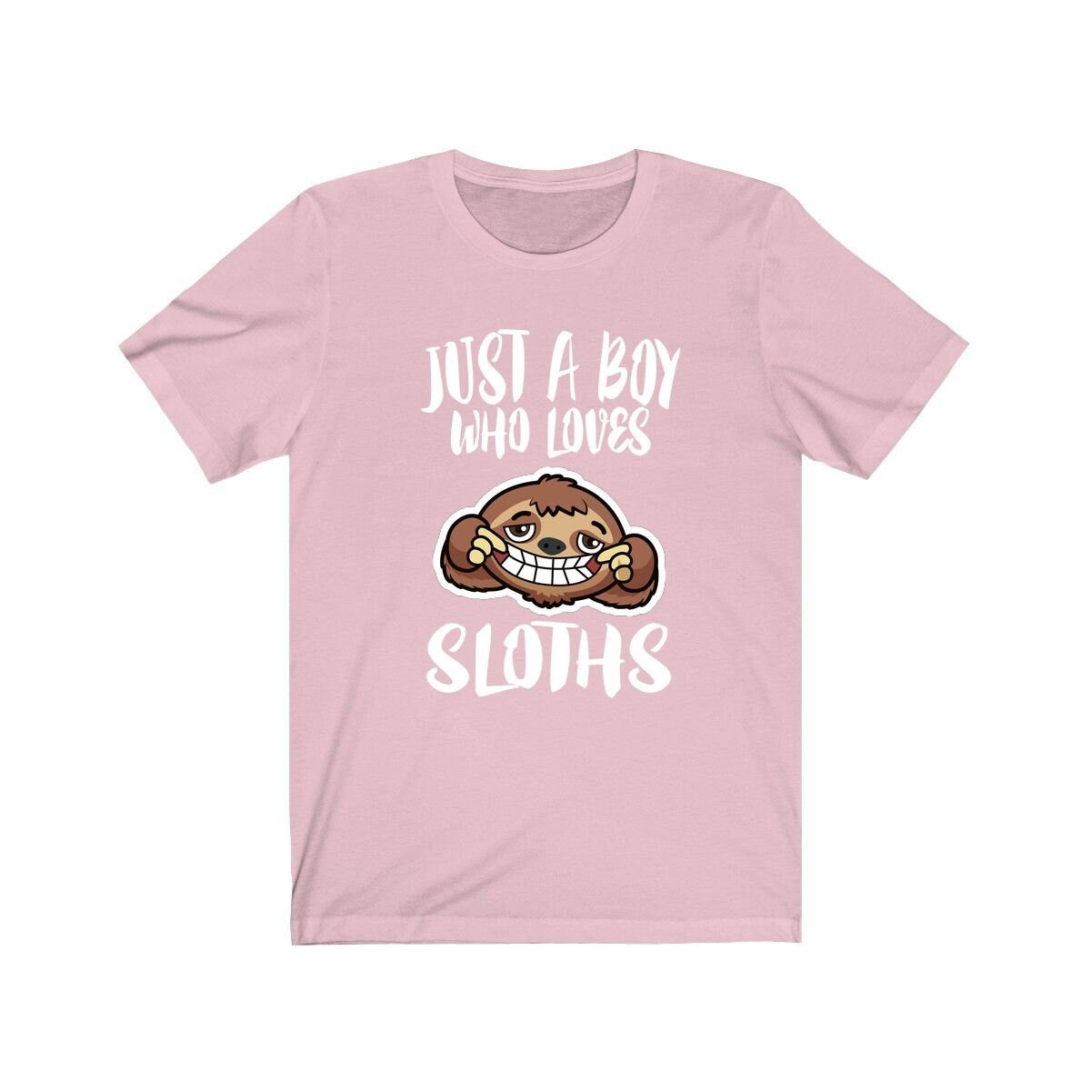 Just A Boy Who Loves Sloths Shirt, Sloth Lover Shirt, Sloth Shirt, Sloth Lover Gift, Animal Adult Kids T-Shirt Image 4
