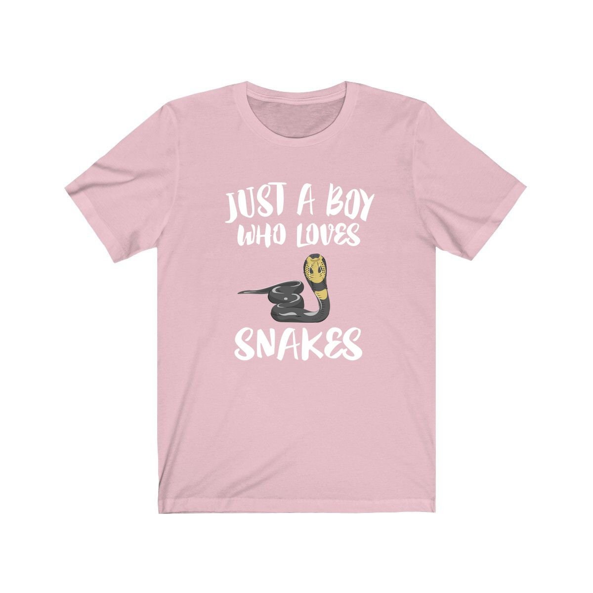 Just A Boy Who Loves Snakes Shirt, Snake Lover Shirt, Snake Shirt, Cobra Lover Gift, Animal Adult Kids T-Shirt Image 4