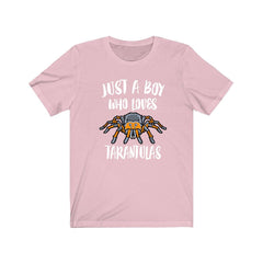 Just A Boy Who Loves Tarantulas Spider Shirt - tarantula print design