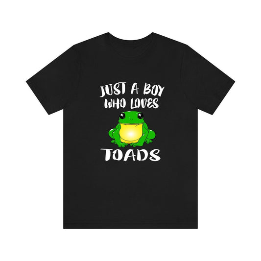 Just A Boy Who Loves Toads Frog Shirt - toad print design