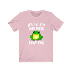 Just A Boy Who Loves Toads Frog Shirt - toad print design