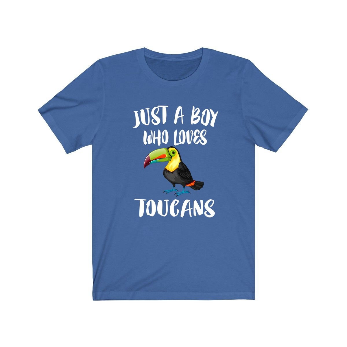 Just A Boy Who Loves Toucans Birds Shirt, Toucan Lover Shirt, Birding Shirt, Toucan Lover Gift, Animal Adult Kids T-Shirt Image 3