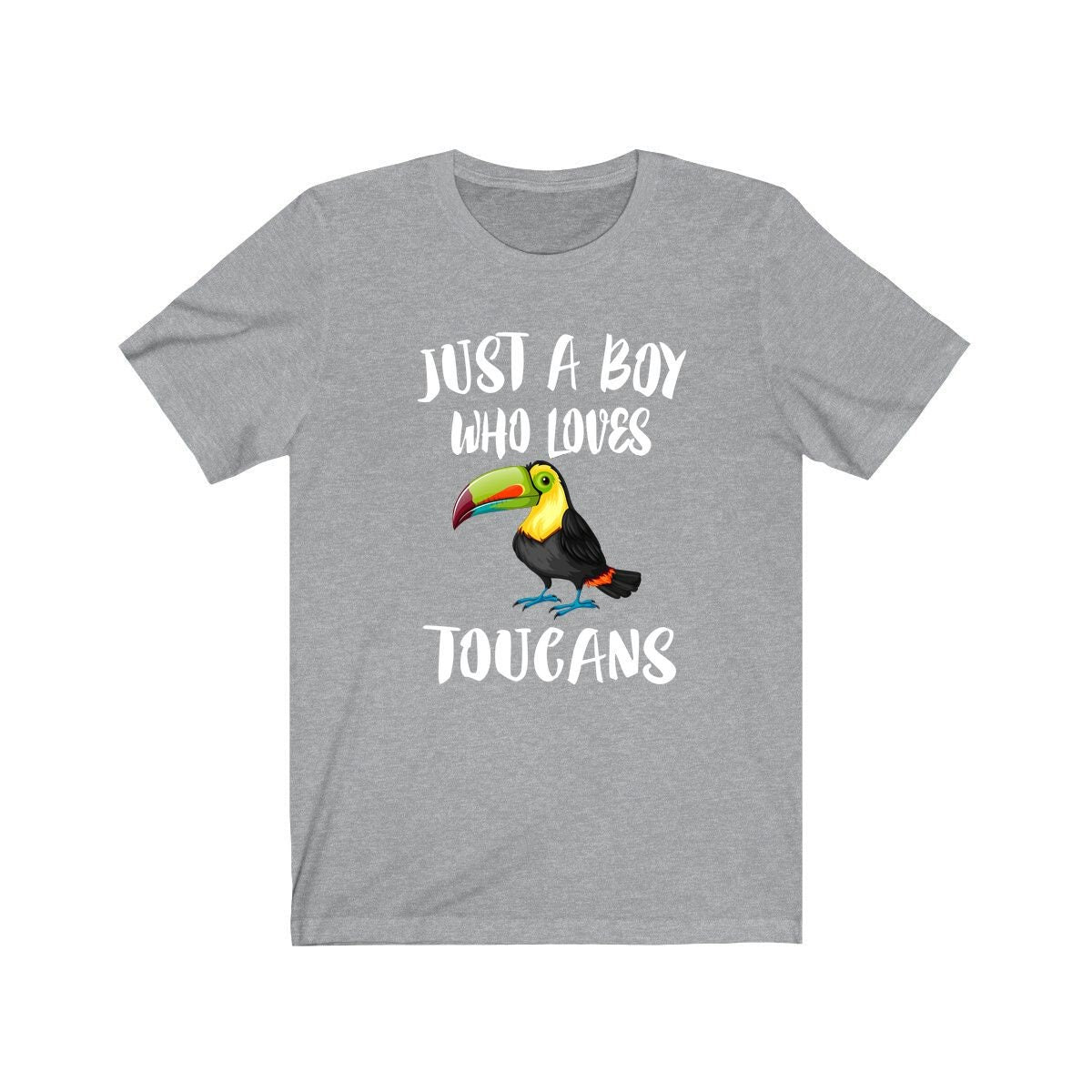Just A Boy Who Loves Toucans Birds Shirt, Toucan Lover Shirt, Birding Shirt, Toucan Lover Gift, Animal Adult Kids T-Shirt Image 1