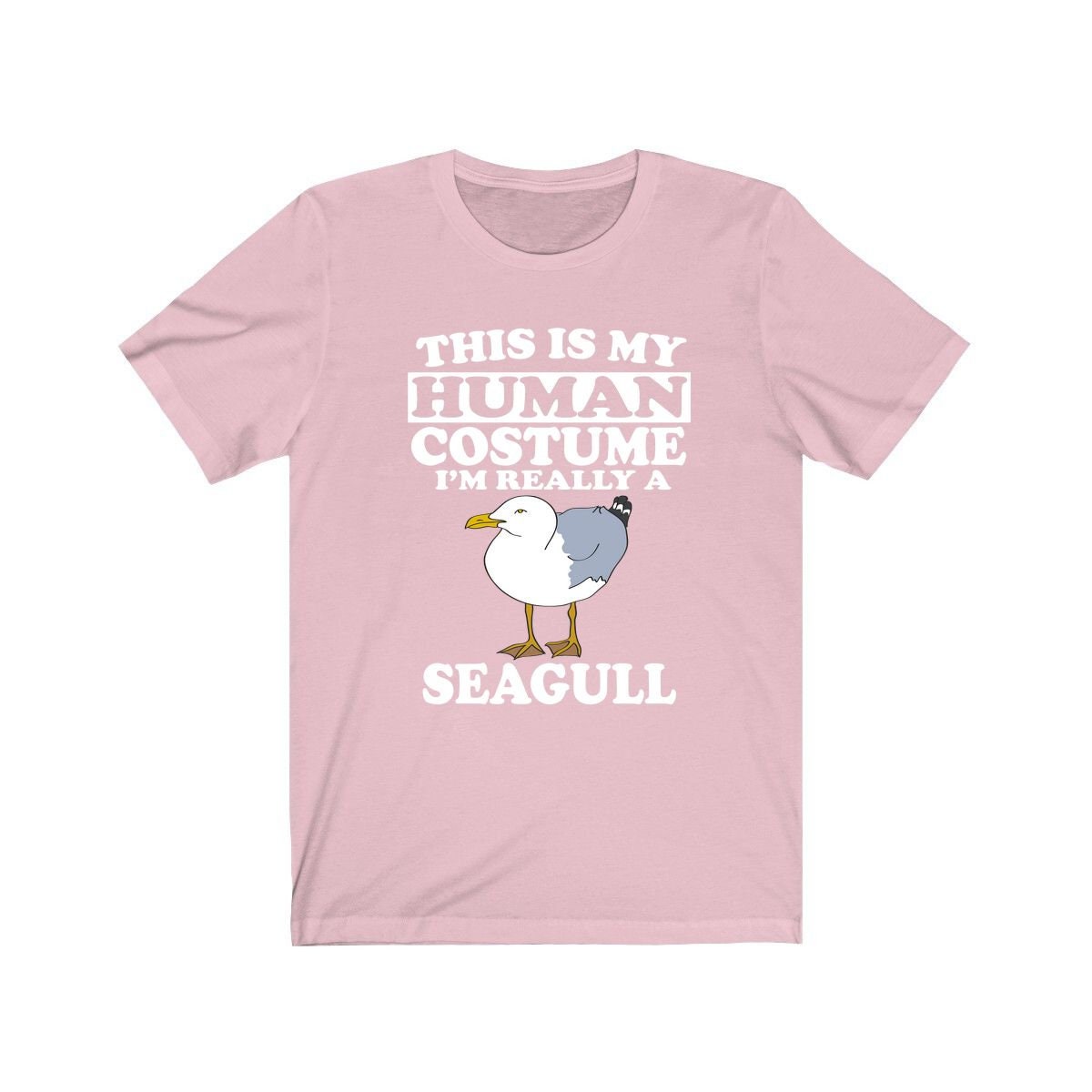 This Is My Human Costume I'm Really A  Seagull Shirt,  Seagull Lover Shirt, Birding Shirt, Bird Funny Gift, Adult Kids Shirt Image 4