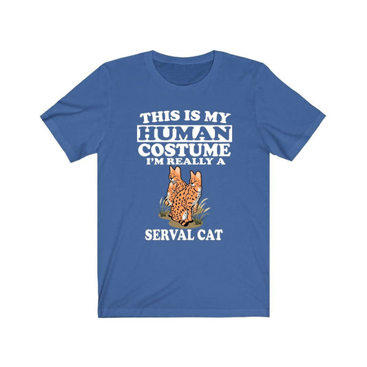 This Is My Human Costume I'm Really A Serval Cat Shirt - serval print design