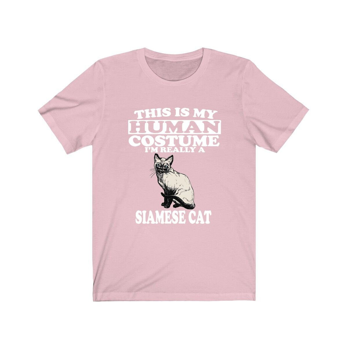 This Is My Human Costume I'm Really A Siamese Cat Shirt, Siamese Cat Lover Shirt, Cat Shirt, Siamese Cat Funny Gift, Adult Kids Shirt Image 4