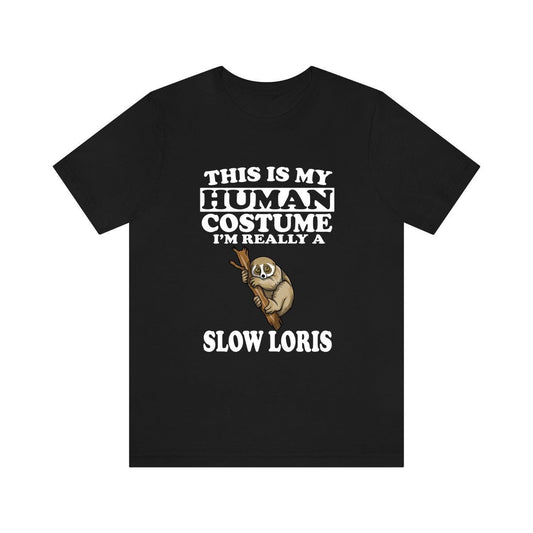 This Is My Human Costume I'm Really A Slow Loris Shirt - slow loris print design