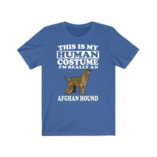This Is My Human Costume I'm Really An Afghan Hound Dog Shirt - Afghan Hound print design