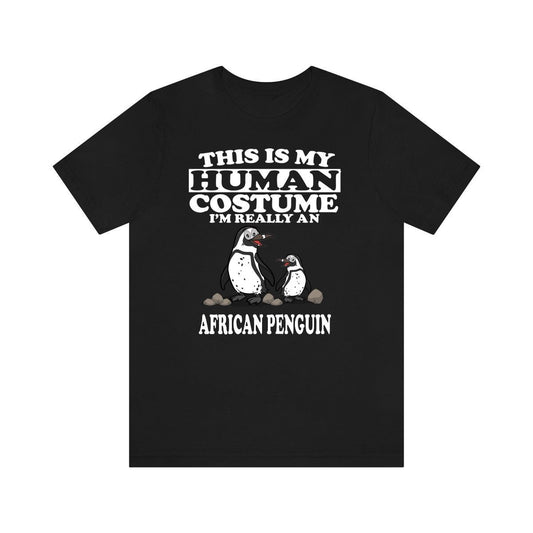 This Is My Human Costume I'm Really An African Penguin Shirt, African Penguin Lover Shirt, Penguin Shirt, Birding Lover Gift, Animal Gift Image 2