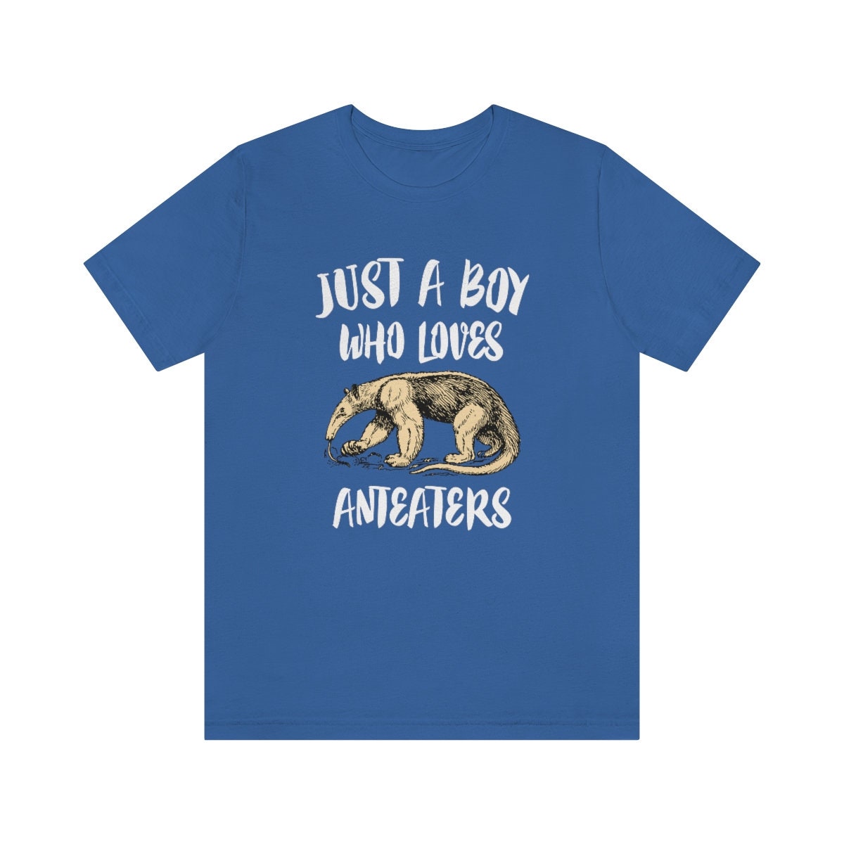 Just A Boy Who Loves Anteaters Shirt, Anteater Lover Shirt, Anteater Gift, Animal Lover Adult Toddler Infant Kids Gift T-Shirt Image 1