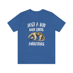 Just a boy who loves anteaters tropical jungle mammal lover tee