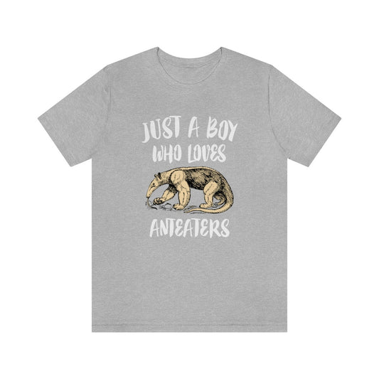 Just a boy who loves anteaters tropical jungle mammal lover tee