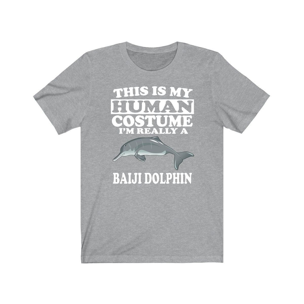 This Is My Human Costume I'm Really A Baiji Dolphin Shirt, Baiji Dolphin Lover Shirt, Dolphin Shirt, Dolphin Lover Gift, Animal Gift Image 3