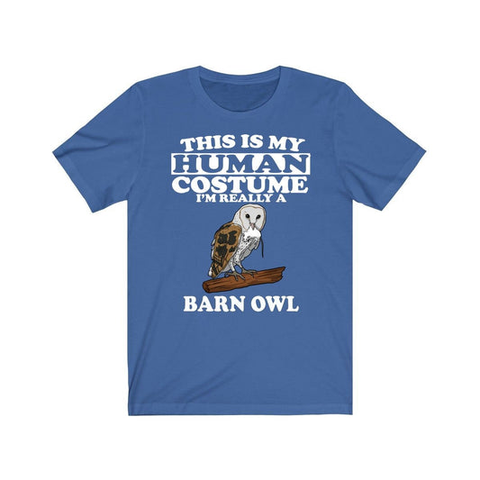 This Is My Human Costume I'm Really A Barn Owl Bird Shirt - barn owl print design