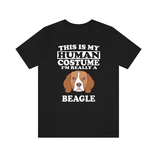This Is My Human Costume I'm Really A Beagle Dog Shirt - Beagle print design