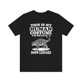 This Is My Human Costume I'm Really A Snow Leopard Shirt, Snow Leopard Lover Shirt, Leopard Shirt, Leopard Funny Gift, Animal Adult Kids Image 1