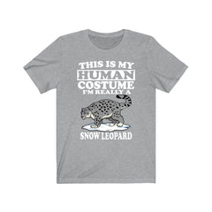 This Is My Human Costume I'm Really A Snow Leopard Shirt - Snow Leopard print