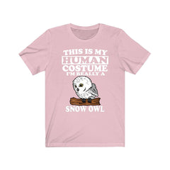 This Is My Human Costume I'm Really A Snowy Owl Shirt - Snowy Owl print design