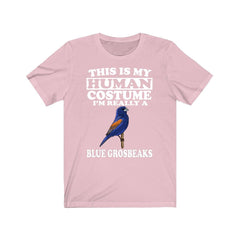 Blue Grosbeak Human Costume Shirt - blue grosbeak print design