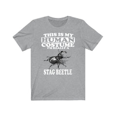 This is my human costume I am really a stag beetle insect tee