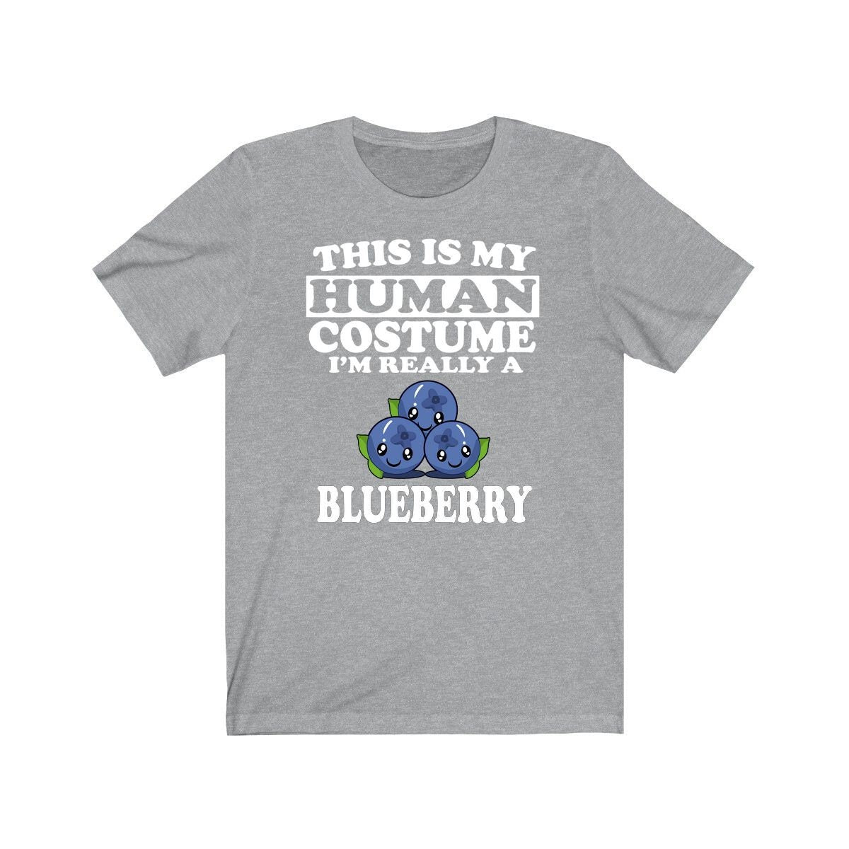 This Is My Human Costume I'm Really A Blueberry Shirt, Blueberry Lover Shirt, Fruit Shirt, Blueberry Lover Gift, Animal Gift Image 3