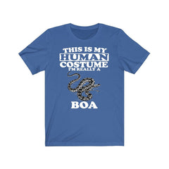 This Is My Human Costume I'm Really A Boa Snake Shirt - boa print design