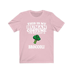 This is my human costume I am really a broccoli vegetable tee