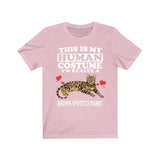 This Is My Human Costume I'm Really A Brown Spotted Taby Shirt, Cat Lover Shirt, Cat Shirt, Cat Lover Gift, Animal Gift Image 4