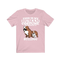 This Is My Human Costume I'm Really A Bulldog Shirt - bulldog print design