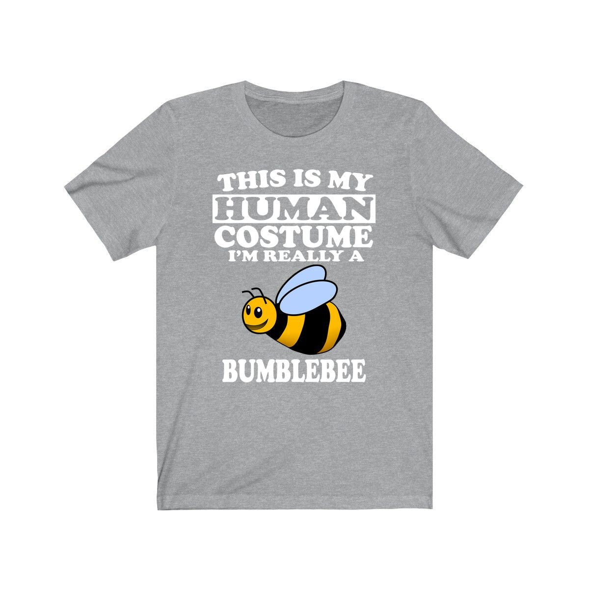 This Is My Human Costume I'm Really A Bumblebee Shirt, Bumblebee Lover Shirt, Bumblebee Shirt, Bumblebee Lover Gift, Animal Gift Image 3