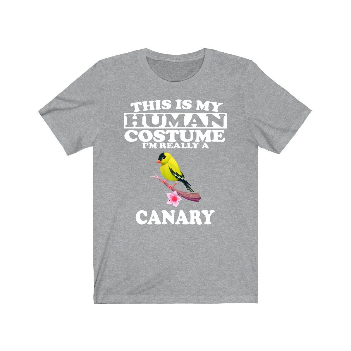 This Is My Human Costume I'm Really A Canary Shirt, Canary Lover Shirt, Canary Shirt, Bird Lover Gift, Animal Gift Image 3