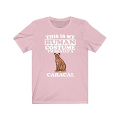 This Is My Human Costume I'm Really A Caracal Shirt - caracal print design