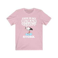 This Is My Human Costume I'm Really A Stork Bird Shirt - stork print design