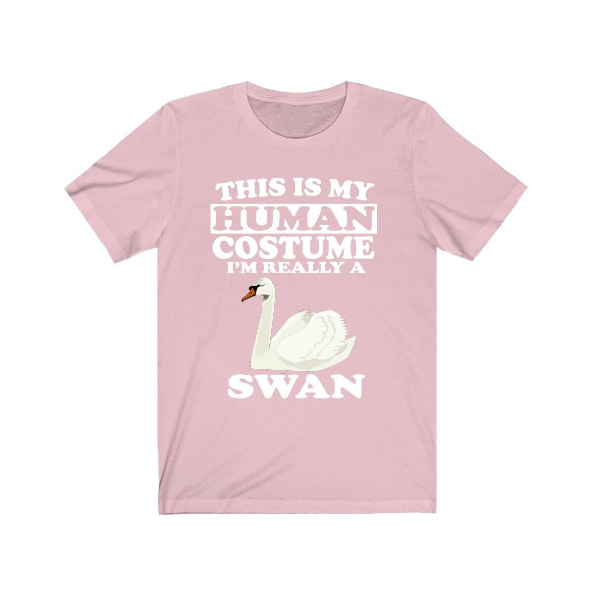 This Is My Human Costume I'm Really A Swan Bird Shirt, Swan Lover Shirt, Swan Shirt, Birding Funny Gift, Animal Adult Kids Image 4
