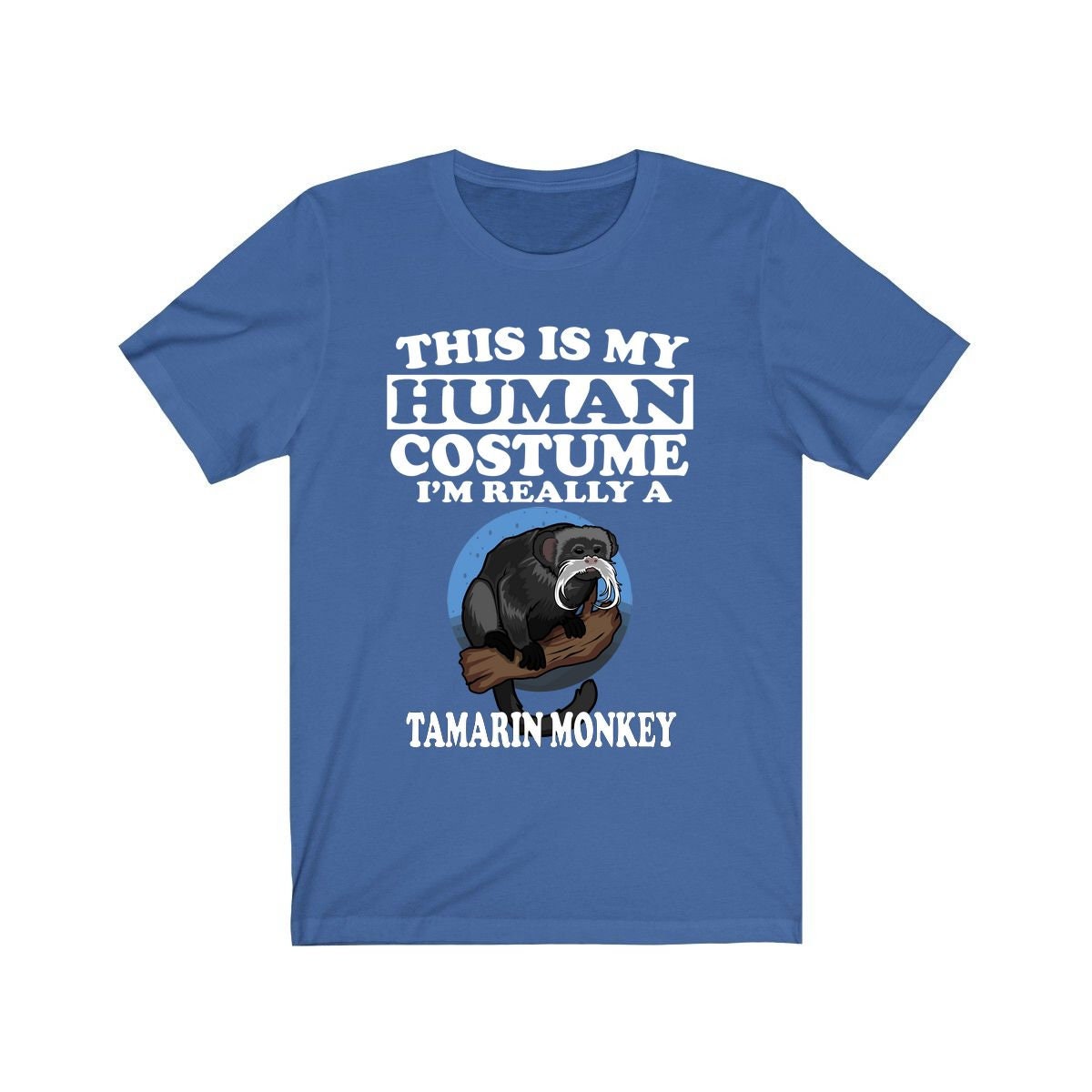 This Is My Human Costume I'm Really A Tamarin Monkey Shirt, Tamarin Monkey Lover Shirt, Monkey Shirt, Monkey Funny Gift, Animal Adult Kids Image 3
