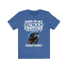 This Is My Human Costume I'm Really A Tamarin Monkey Shirt - tamarin print design