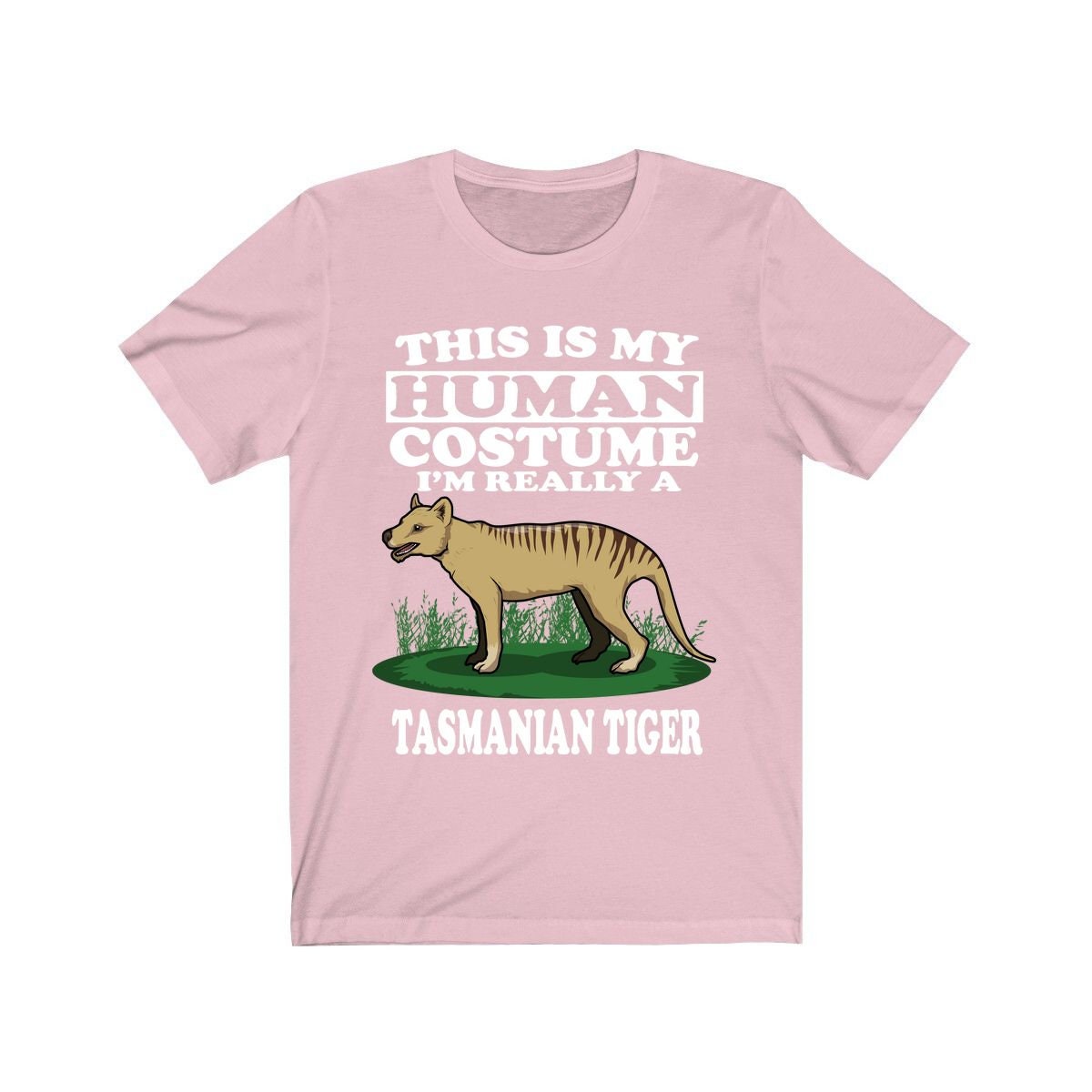 This Is My Human Costume I'm Really A Tasmanian Tiger Shirt, Tasmanian Tiger Lover Shirt, Tasmanian Tiger Funny, Animal Adult Kids Image 4