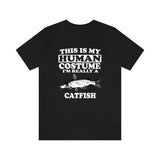 This Is My Human Costume I'm Really A Catfish Fish Shirt, Catfish Lover Shirt, Catfish Shirt, Catfish Lover Gift, Animal Gift Image 2
