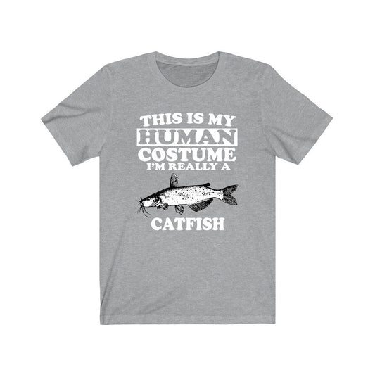 This Is My Human Costume I'm Really A Catfish Shirt - catfish print design