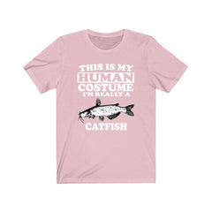 This Is My Human Costume I'm Really A Catfish Shirt - catfish print design