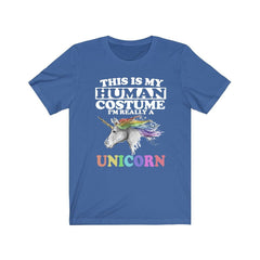 This Is My Human Costume I'm Really A Unicorn Shirt - unicorn print design