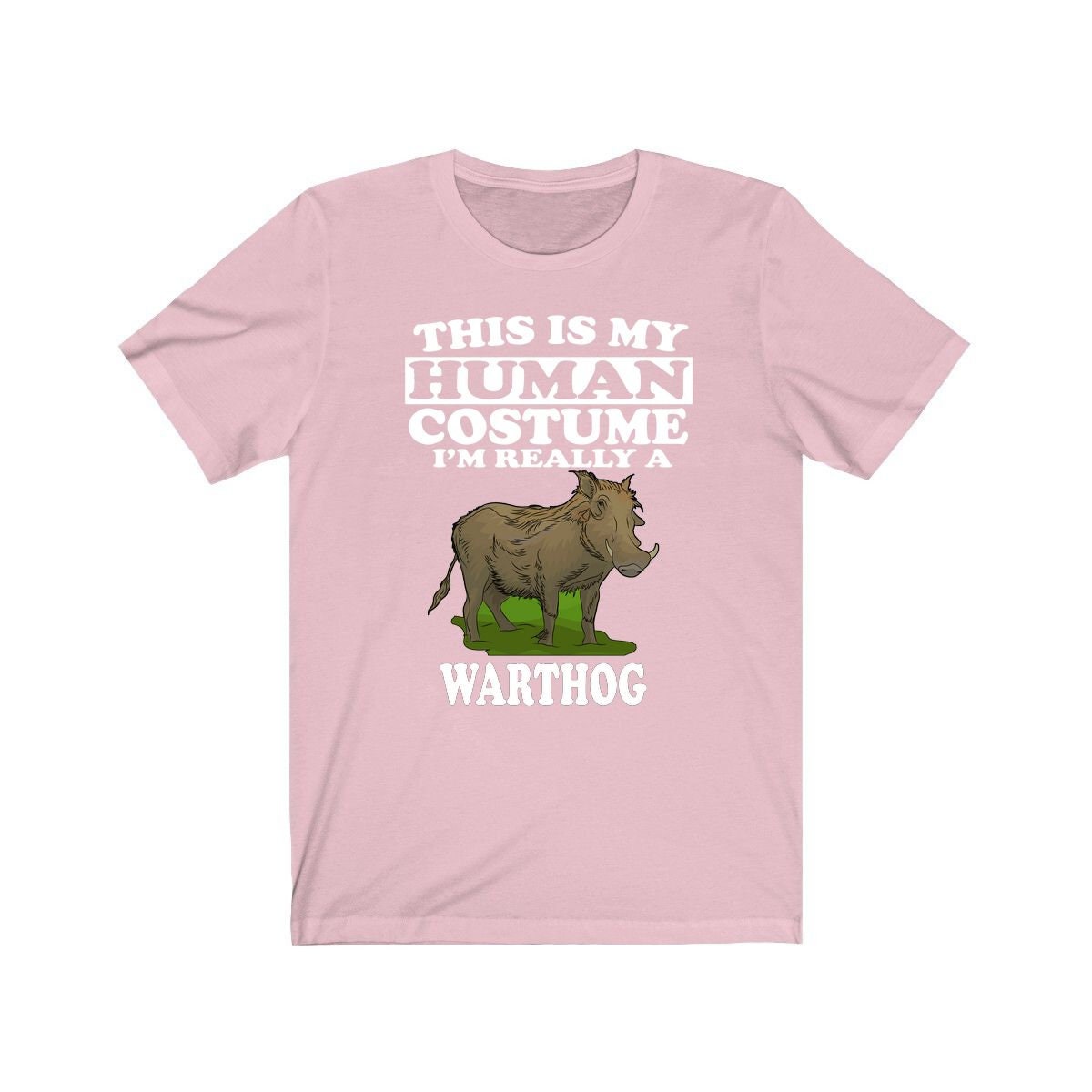 This Is My Human Costume I'm Really A Warthog Shirt, Warthog Lover Shirt, Warthog Shirt, Funny Warthog Gift, Animal Adult Kids Image 4