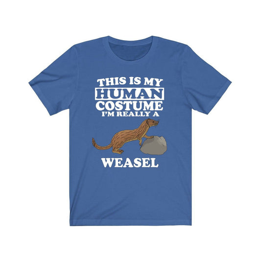 This Is My Human Costume I'm Really A Weasel Shirt - weasel print design
