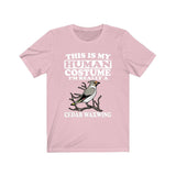 This Is My Human Costume I'm Really A Cedar Waxwing Bird Shirt, Cedar Waxwing Lover Shirt, Birding Shirt, Bird Lover Gift, Animal Gift Image 4