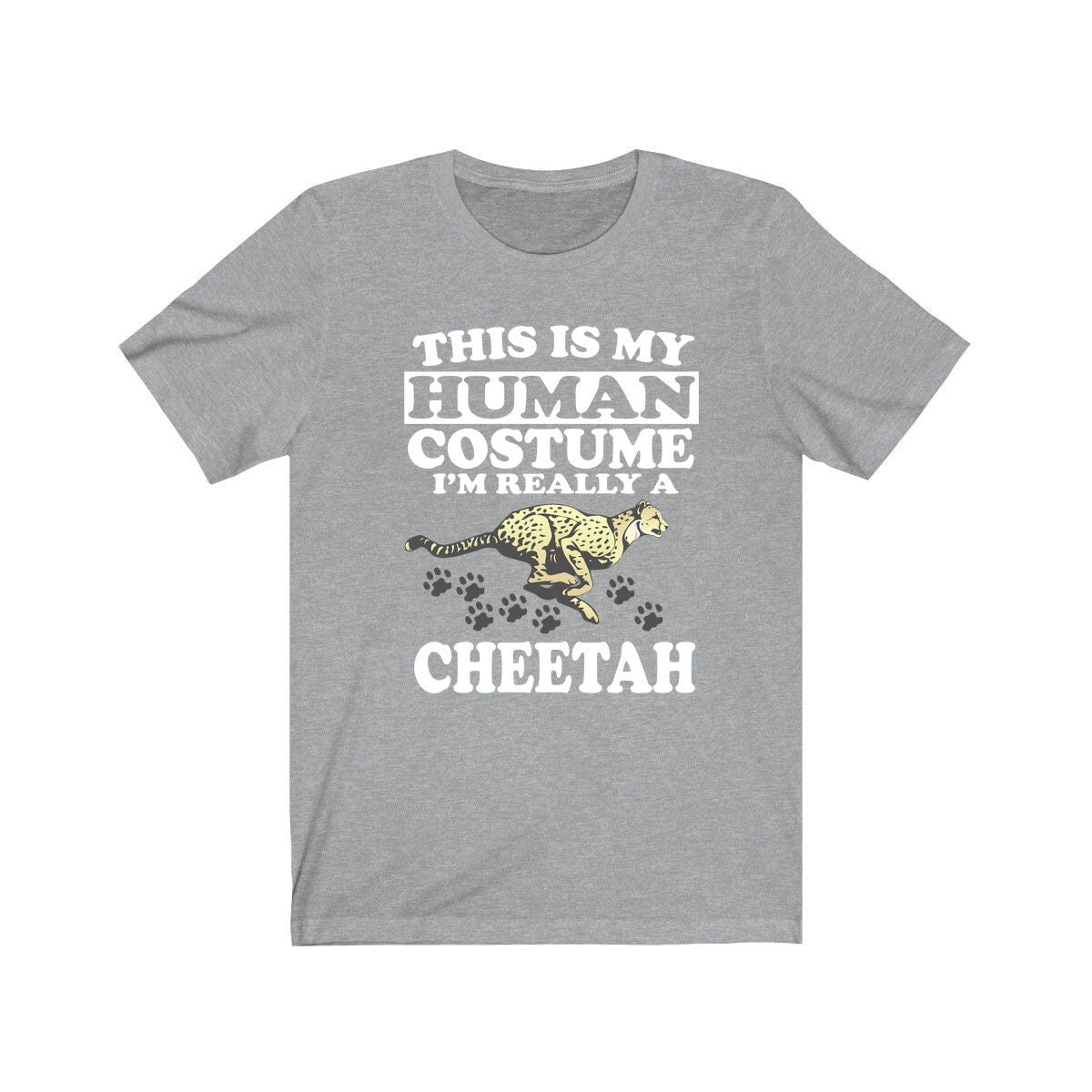 This Is My Human Costume I'm Really A Cheetah Shirt, Cheetah Lover Shirt, Cheetah Shirt, Cheetah Lover Gift, Animal Gift Image 3