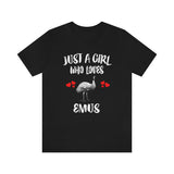 Just A Girl Who Loves Emus Birds Shirt, Emu Lover Shirt, Emu Lover Gift, Bird Shirt, Animal Adult Toddler Kids T-Shirt Image 4