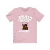 This Is My Human Costume I'm Really A Wildebeest Shirt, Wildebeest Lover Shirt, Wildebeest  Shirt, Funny Wildebeest Gift, Animal Adult Kids Image 4