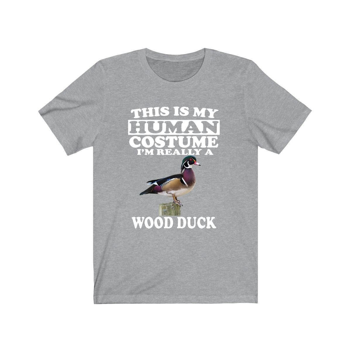 This Is My Human Costume I'm Really A Wood Duck Shirt, Wood Duck Lover Shirt, Wood Duck Shirt, Funny Duck Gift, Animal Adult Kids Image 1