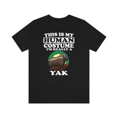 This Is My Human Costume I'm Really A Yak Shirt - yak print design